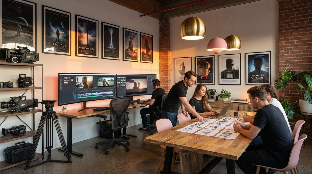 草莓视频影视传媒公司办公环境